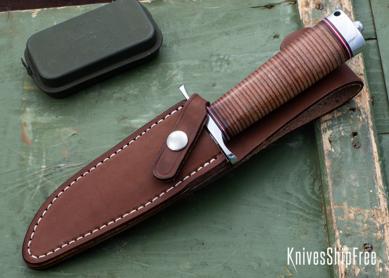 BlackJack Knives: Model 5 - Stacked Leather