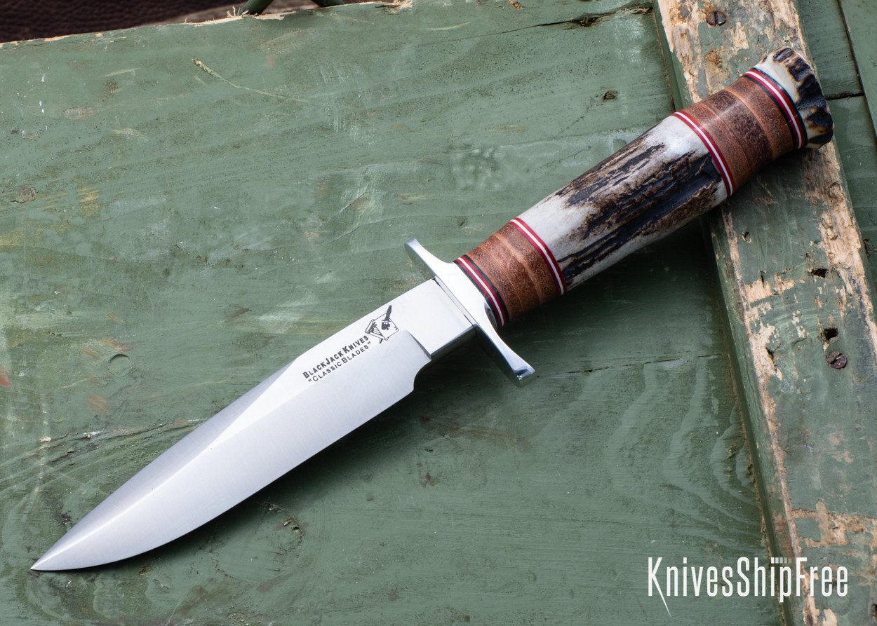 BlackJack Knives: Model 16 - Jet Pilot Survival - Leather & Sanbar