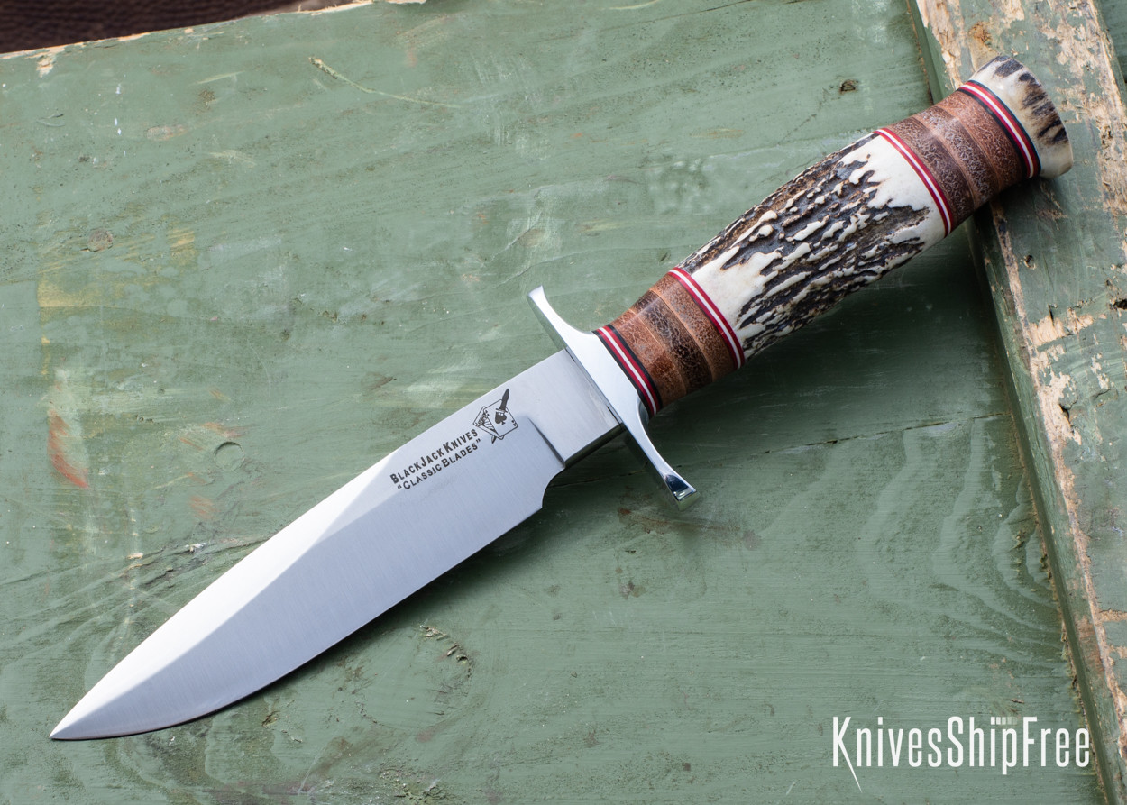 BLACKJACK KNIVES 出刃包丁 レザーシース付き blackjack-model16-jet-