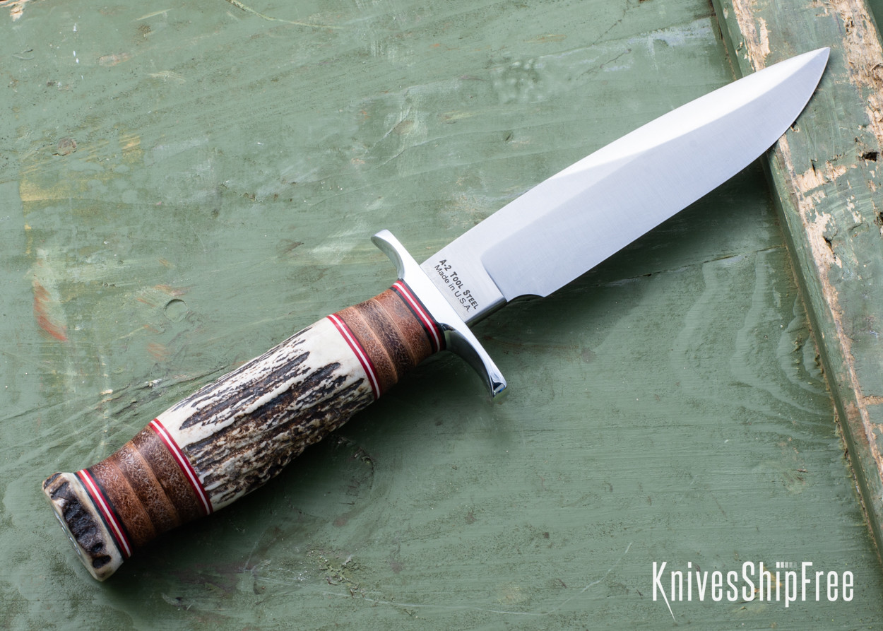 BLACKJACK KNIVES 出刃包丁 レザーシース付き BlackJack Knives: Model 16 - Jet Pilot Survival - Leather & Sanbar