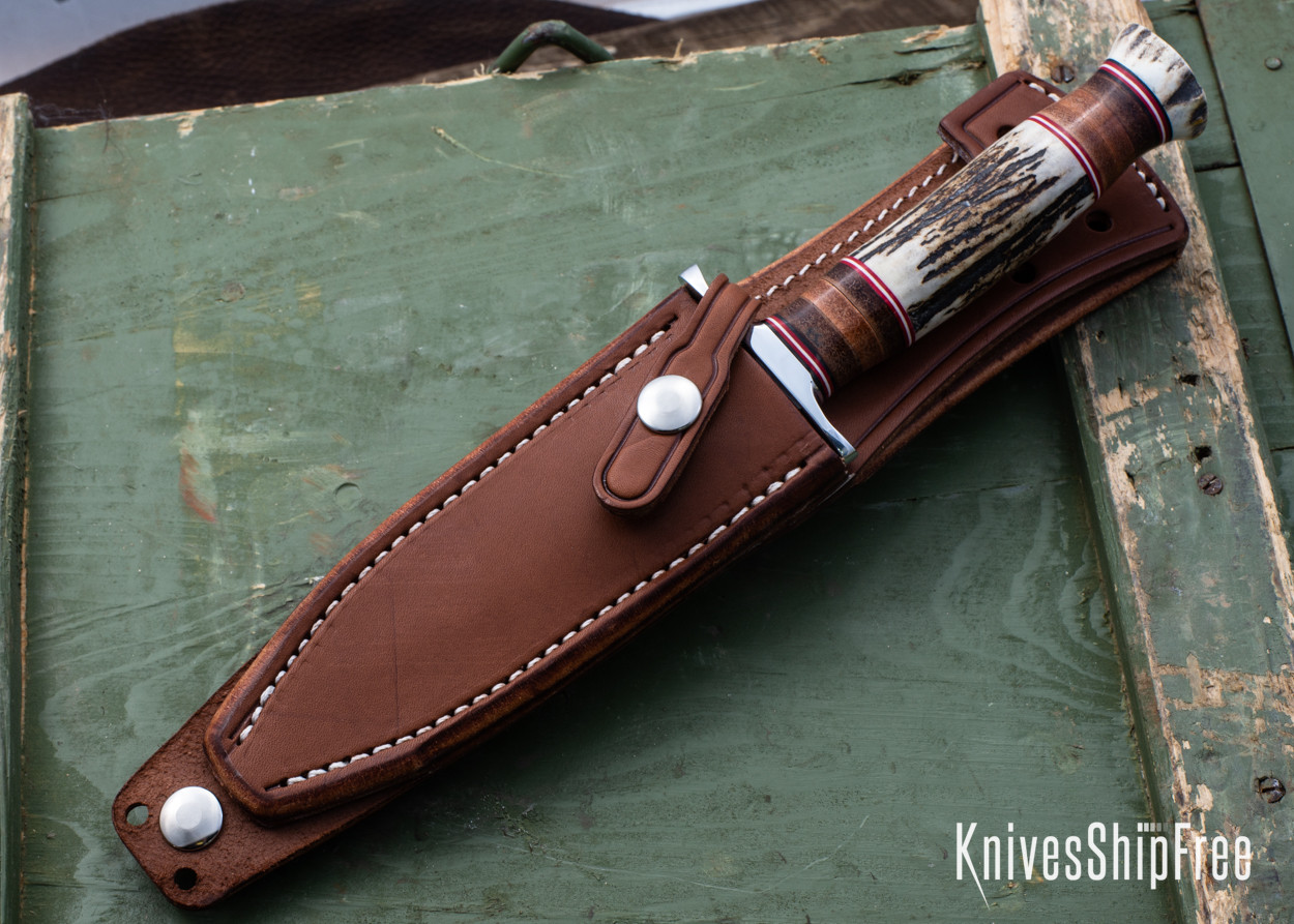 BlackJack Knives: Model 16 - Jet Pilot Survival - Leather & Sanbar