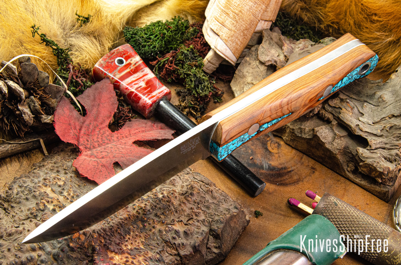 Bark River Knives: Bushcrafter II - CPM 3V - Black Texas Fencepost