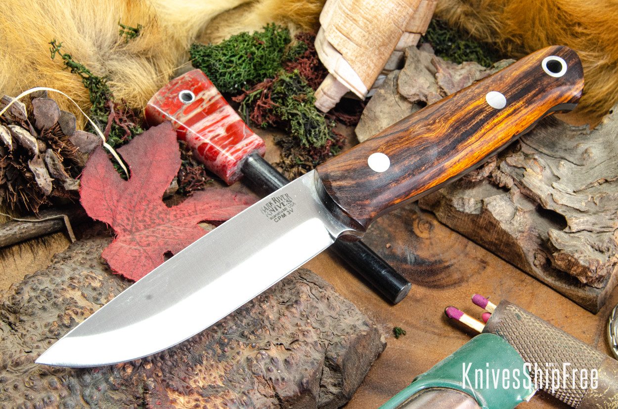 Bark River Knives: Bushcrafter II - CPM 3V - Desert Ironwood Bark River Knives: Bushcrafter II - CPM 3V - Desert Ironwood