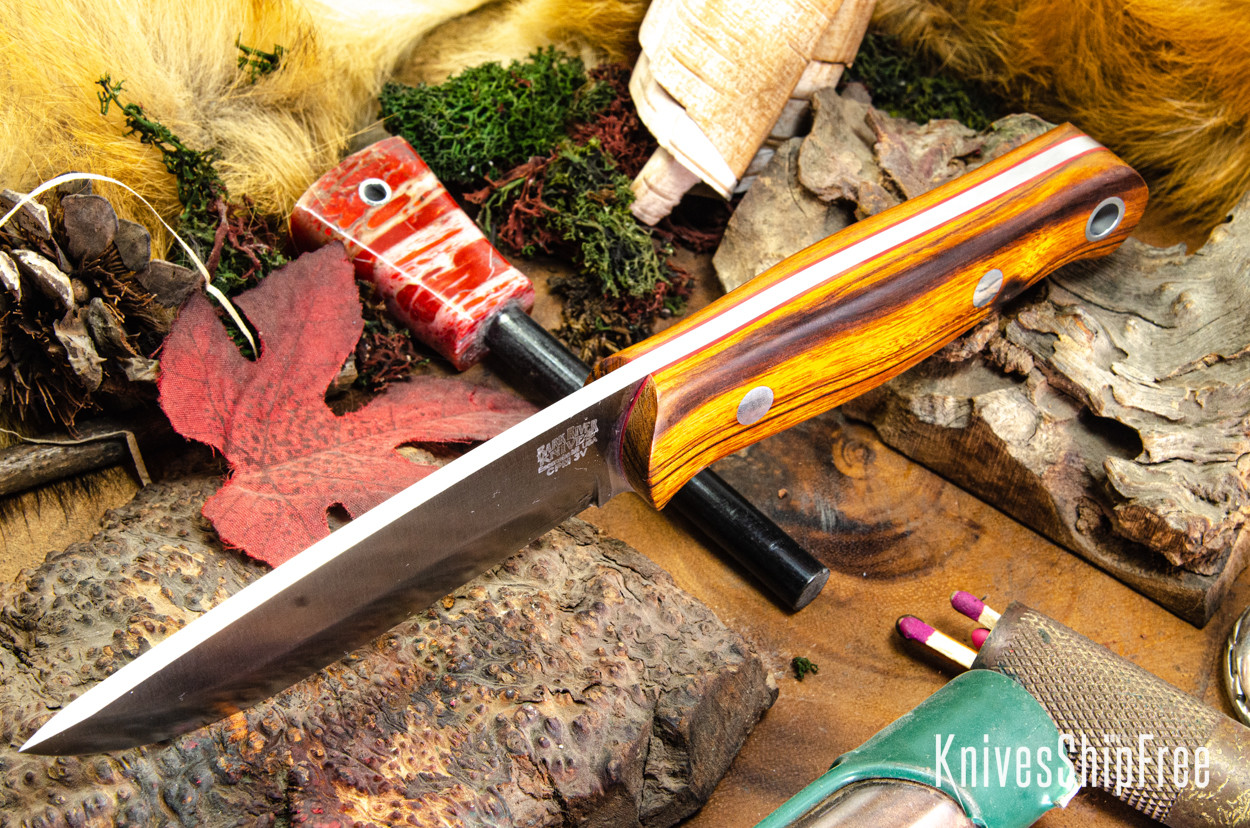 Bark River Knives: Bushcrafter II - CPM 3V - Desert Ironwood