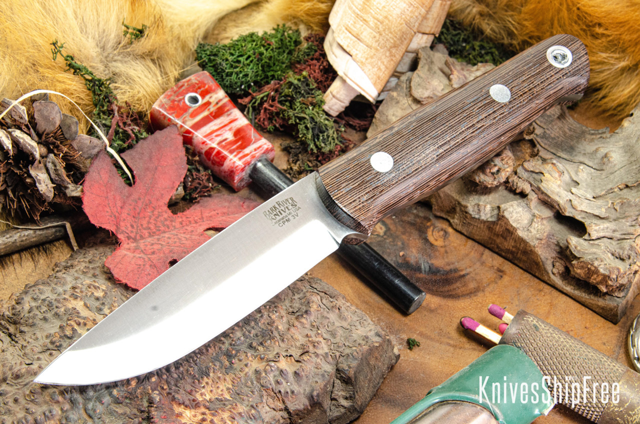 Bark River Knives: Bushcrafter II - CPM 3V - Wenge #1