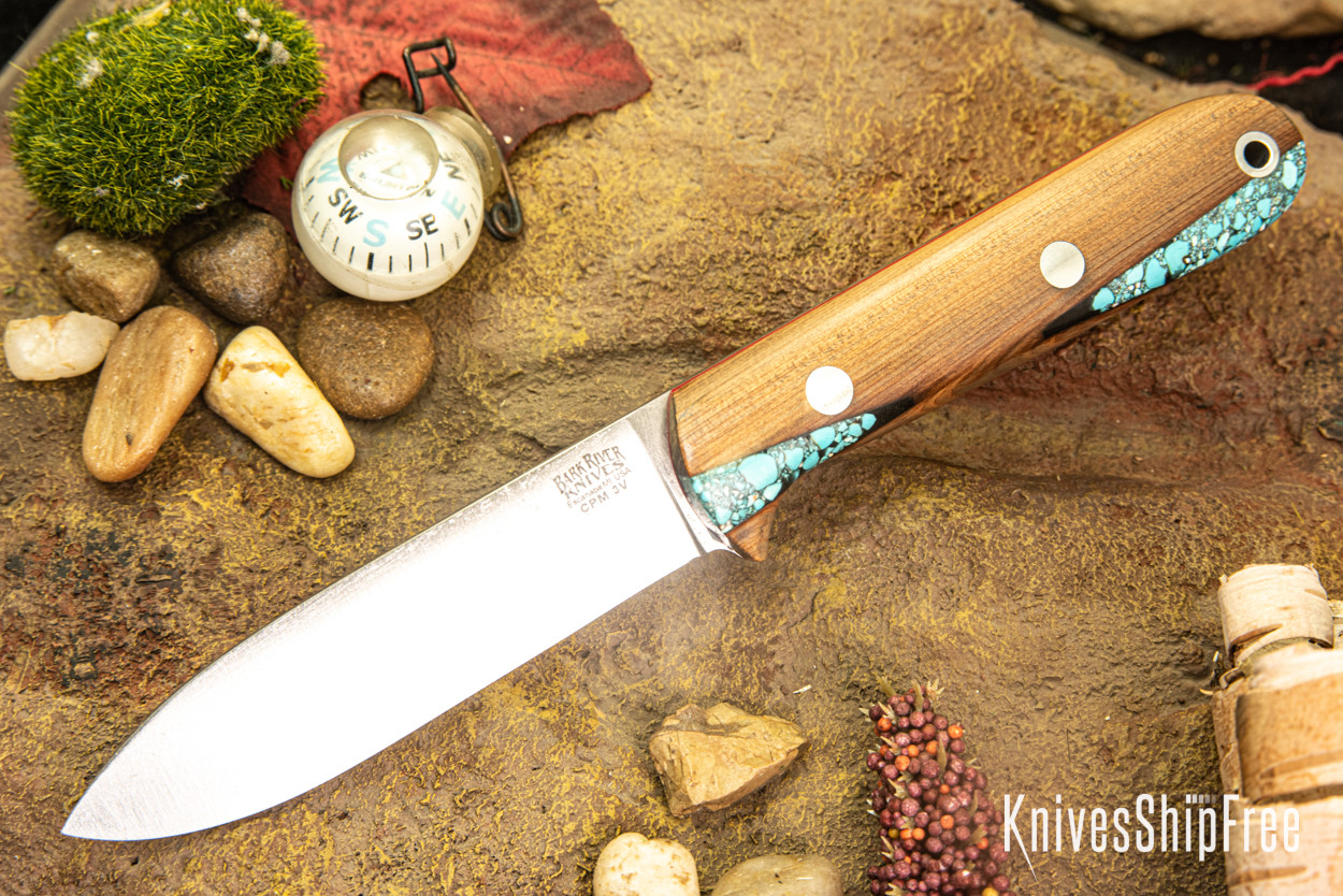 【在庫処分激安セール】 BMC エクスカリバー　ロングブレード Bark River Knives: Mini Kephart - CPM 3V - Black Texas Fencepost