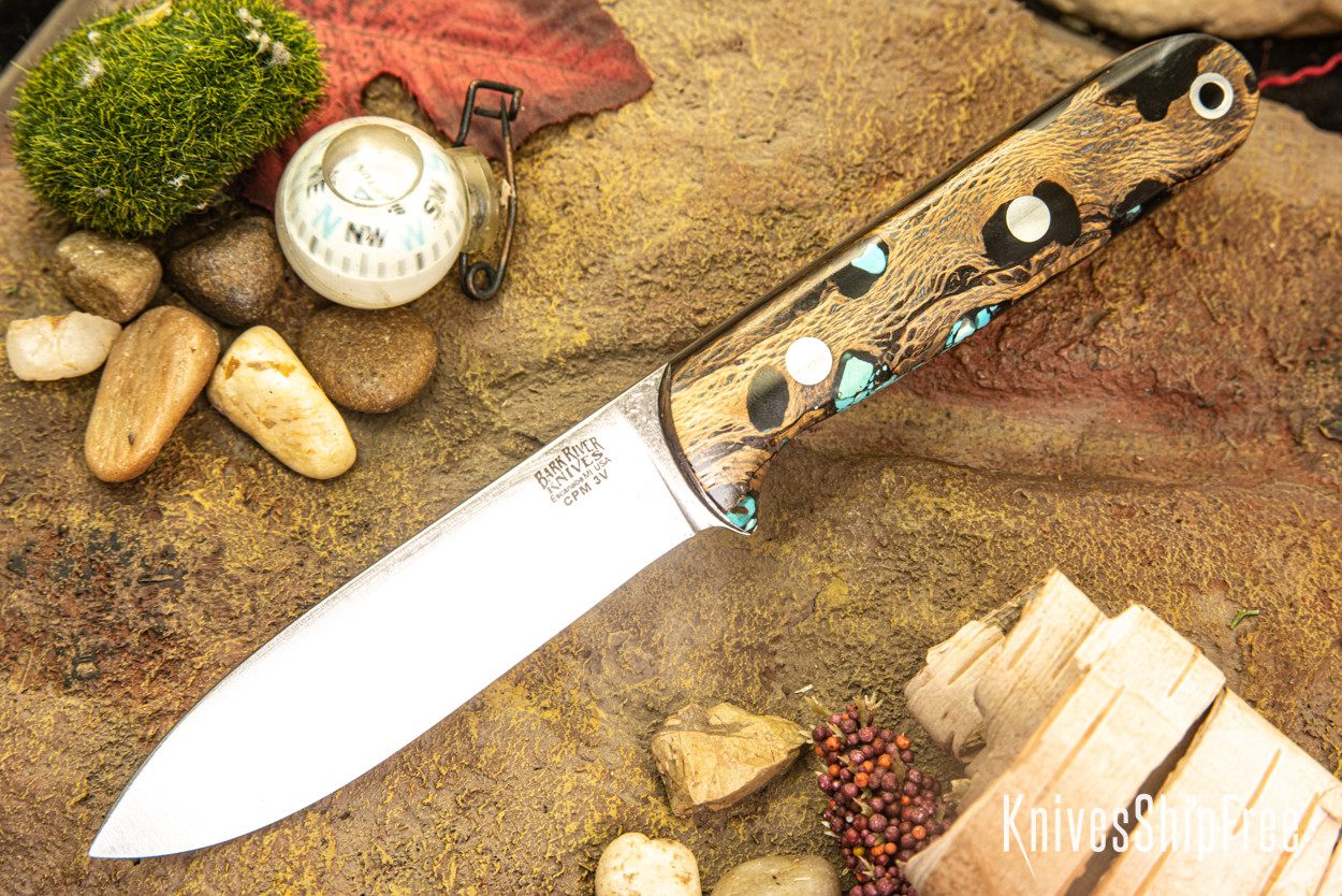 Bark River Knives: Mini Kephart - CPM 3V - Gunmetal Cholla Cactus