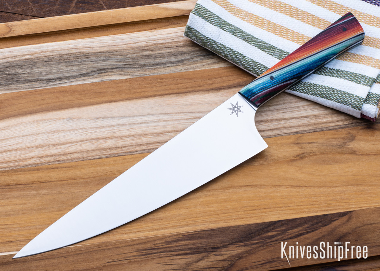 Town Cutler: 8.5 Chef Knife - Baja - Mexican Blanket G-Carta - Black G-10  Pins - Nitro-V