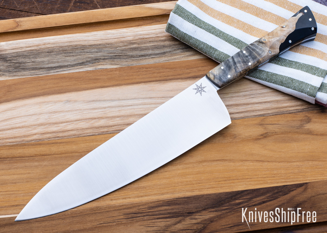 The Raven Japanese Inspired Chef Knife (#101) - Darksword Armory
