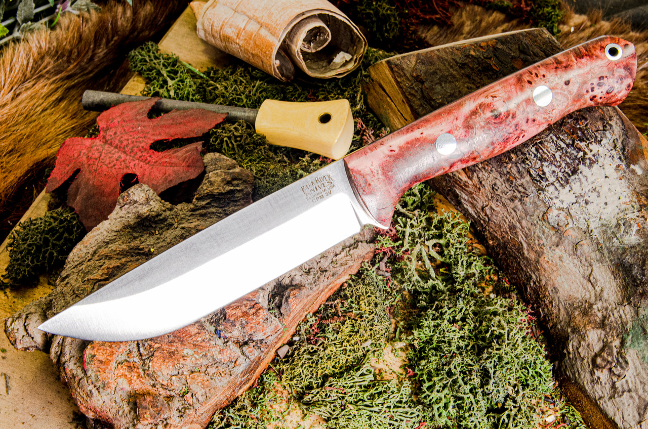 400ドル以上！ローズウッドバール  ブラボー 1.25  CPM3V Bark River Knives: Bravo 1.25 LT - CPM 3V - Rampless - Rose Maple