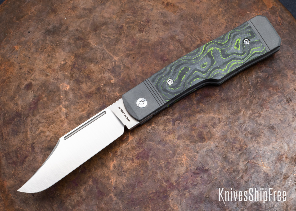 Jack Wolf Knives: Gunslinger Jack - Front Flipper - Titanium