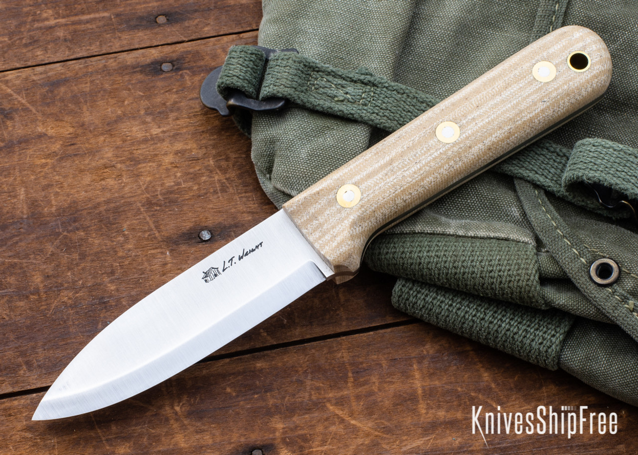 L.T. Wright Knives: Genesis - Striped Snakeskin Canvas