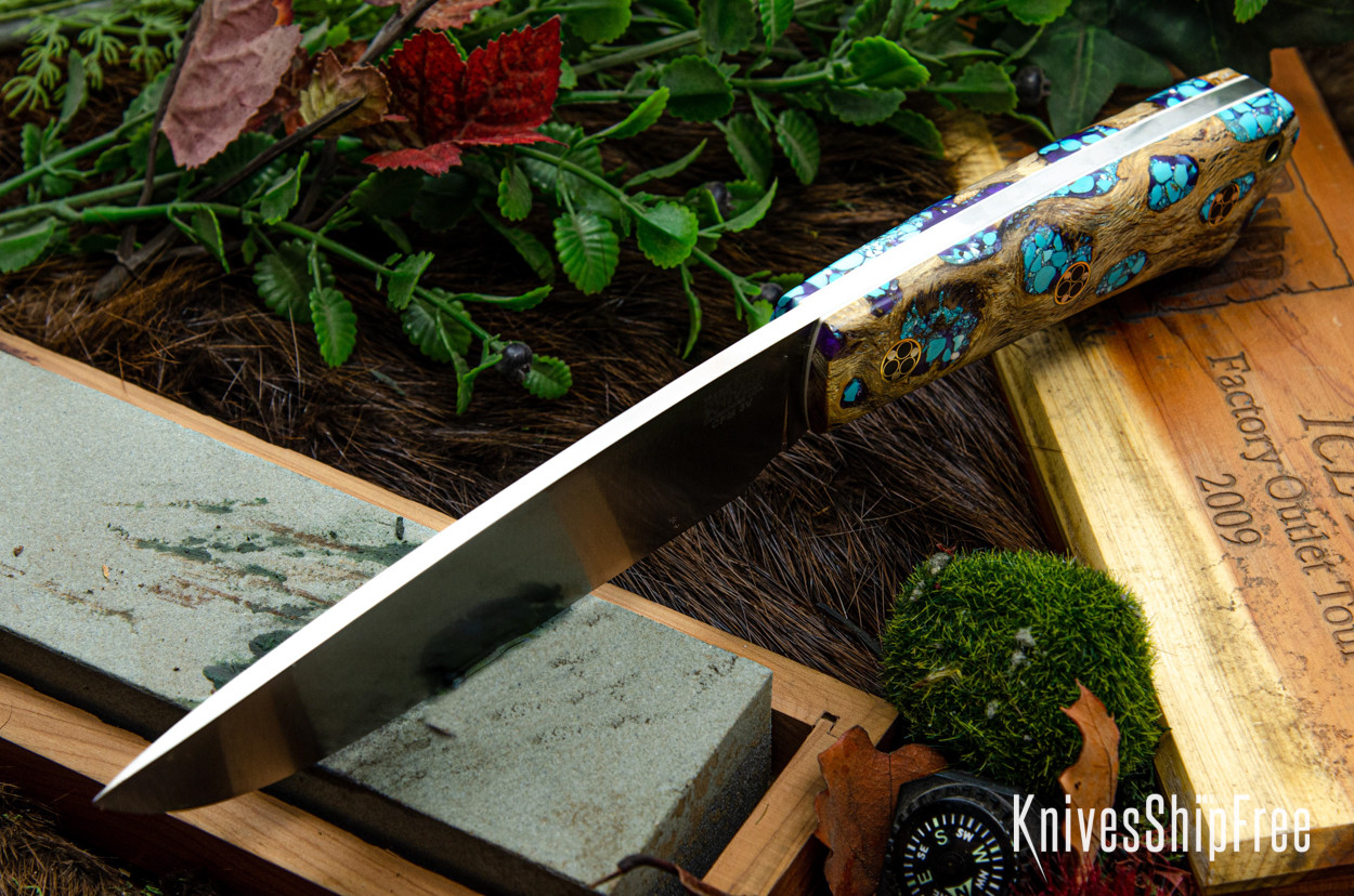 Bark River Knives: Fox River II LT - CPM 3V - Cholla Cactus with