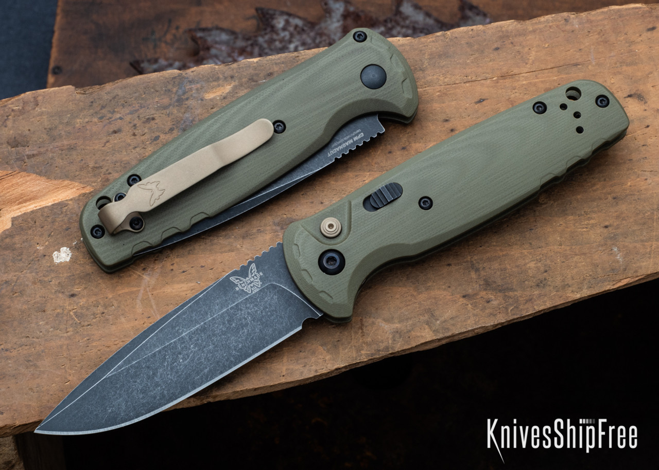 Benchmade Knives: 4300BK-02 CLA - Push-Button Auto - OD