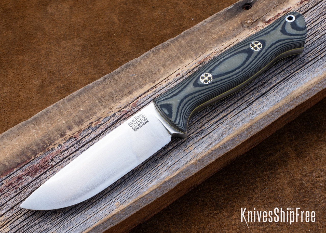 Bark River Knives: Bravo 1 - CPM CruWear - Rampless - Green