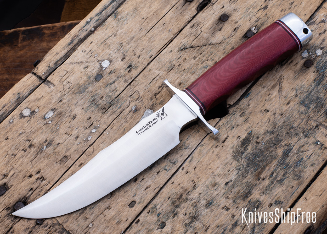 BlackJack Knives: Model MK-4 - Red Linen Micarta