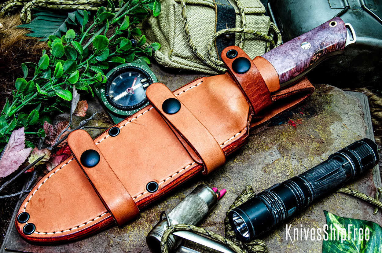 Bark River Knives: Bravo Strike Force II - CPM 3V - Black Linen
