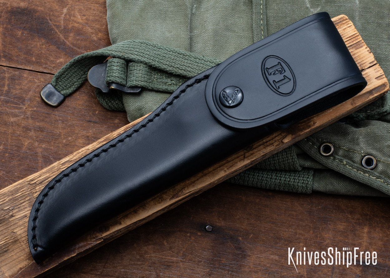Fallkniven: F1 Survival Knife - VGWOLF Stainless Steel - Leather