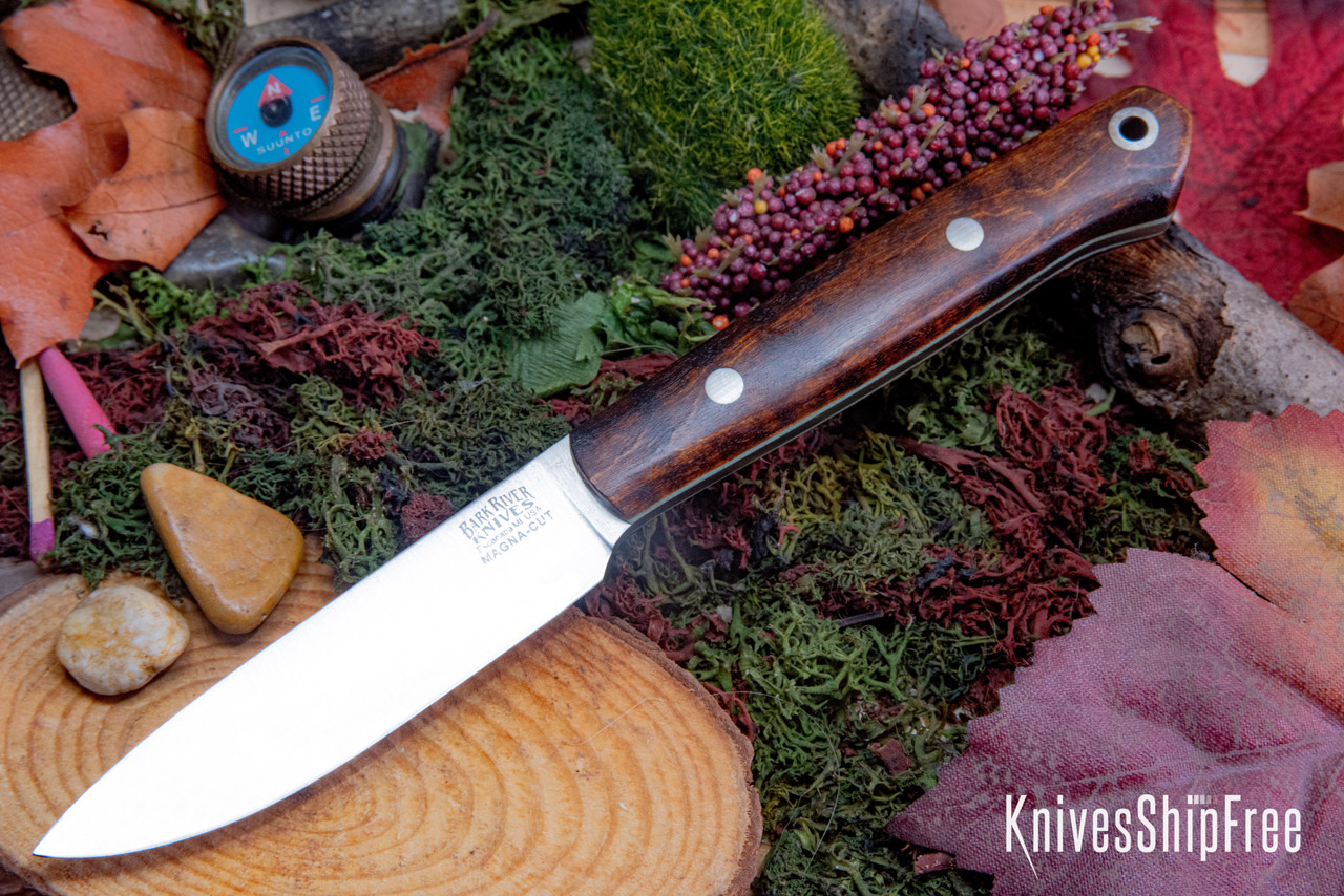 Bark River Knives: Little Creek II - CPM MagnaCut - Dark Curly