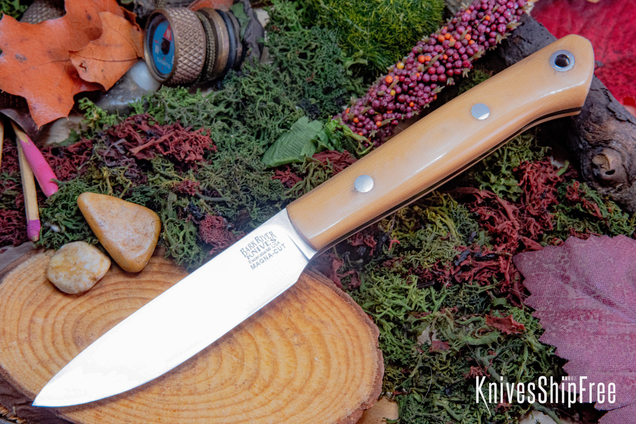 Bark River Knives: Little Creek II - CPM MagnaCut - Antique Bark River Knives: Little Creek II - CPM MagnaCut - Antique