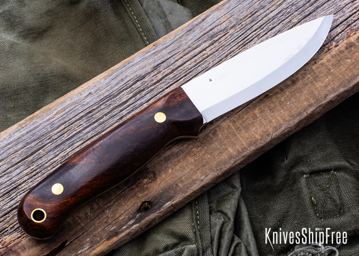 L.T. Wright Knives: Rogue River - Desert Ironwood - Black Liners
