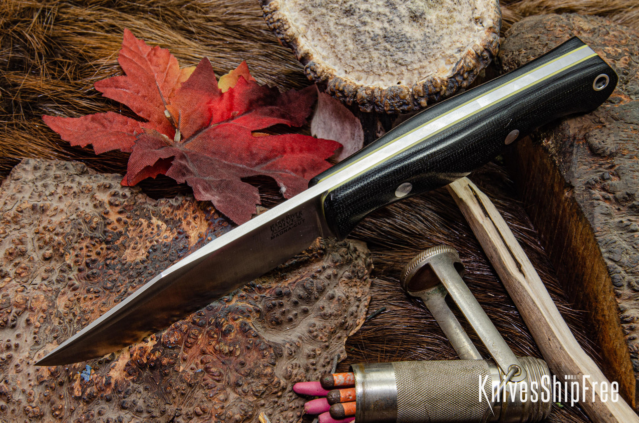 Bark River Knives: Gunny Sidekick - CPM MagnaCut - Black Canvas