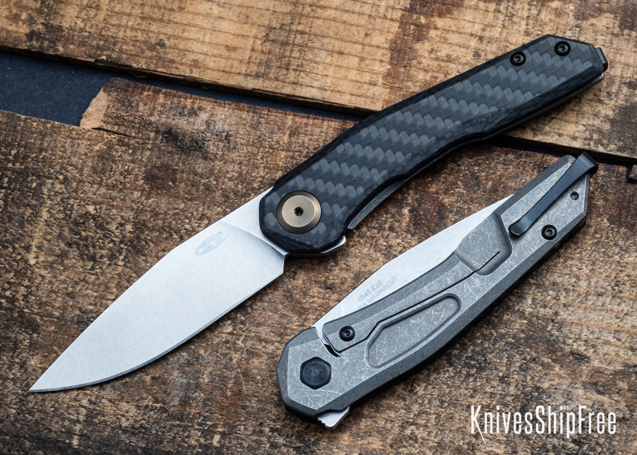 Zero Tolerance: 0545 Flipper - Titanium Framelock - Carbon Fiber 