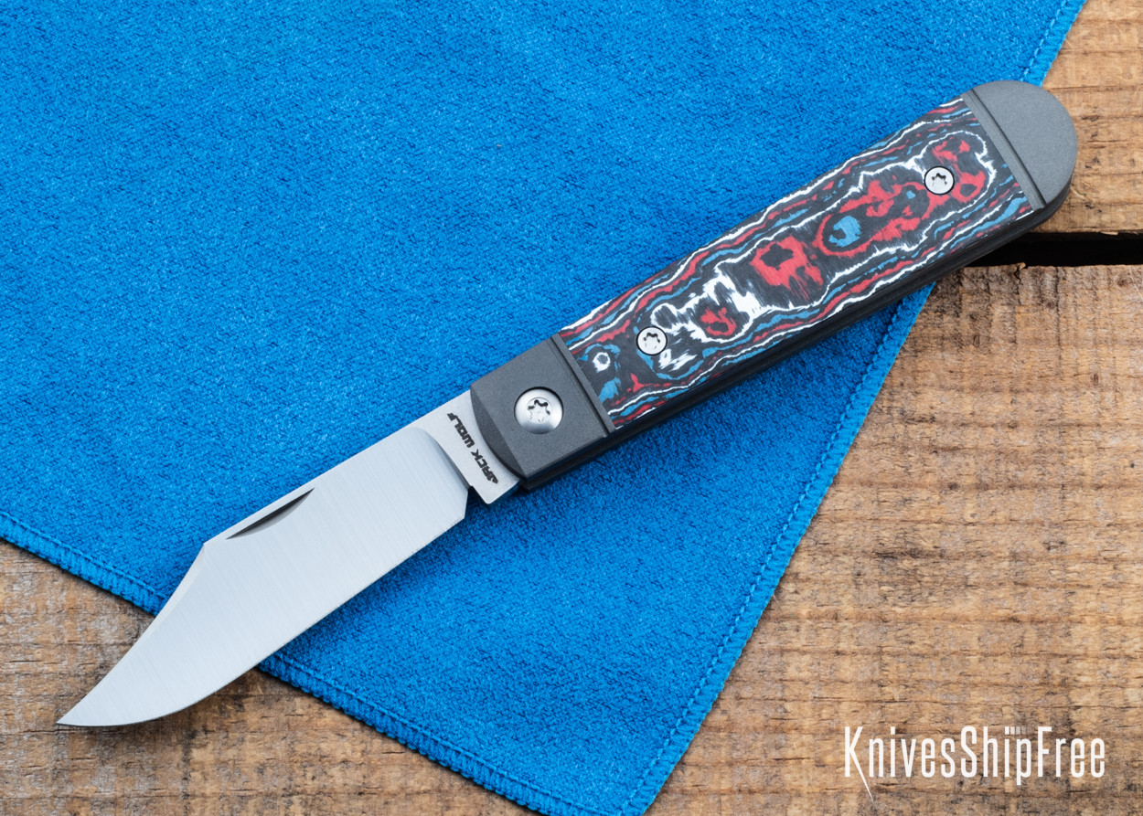 Jack Wolf Knives: Little Bro Jack - CPM-S90V - Nebula Fat Carbon