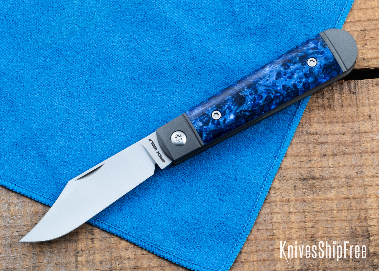 Jack Wolf Knives: Little Bro Jack - CPM-S90V - Crystal Lake Kirinite