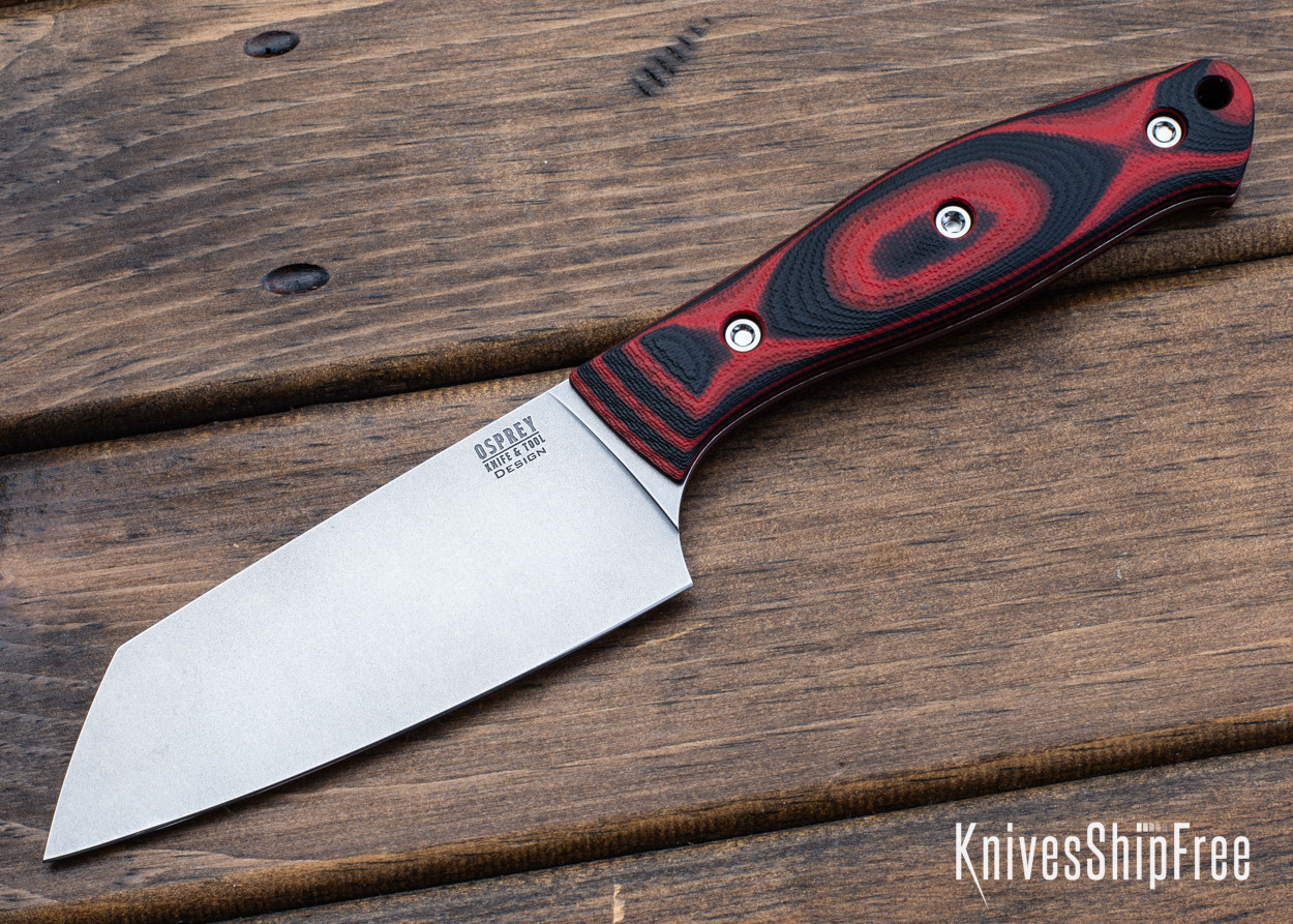 RMJ Tactical: Osprey 9 - Adventure Kitchen Knife - Stonewashed