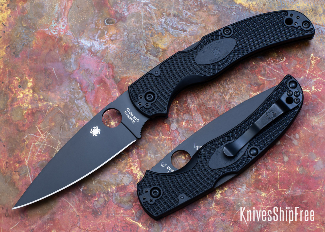 Native chief deals spyderco