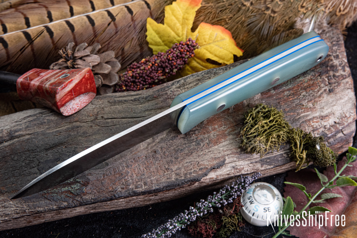 Bark River Knives: Kephart 4 - CPM 3V - Ghost Green Jade G-10