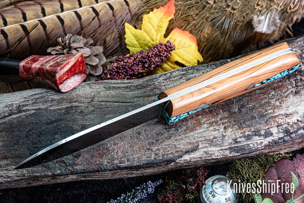 【在庫処分激安セール】 BMC エクスカリバー　ロングブレード Bark River Knives: Kephart 4 - CPM 3V - Black Texas Fencepost