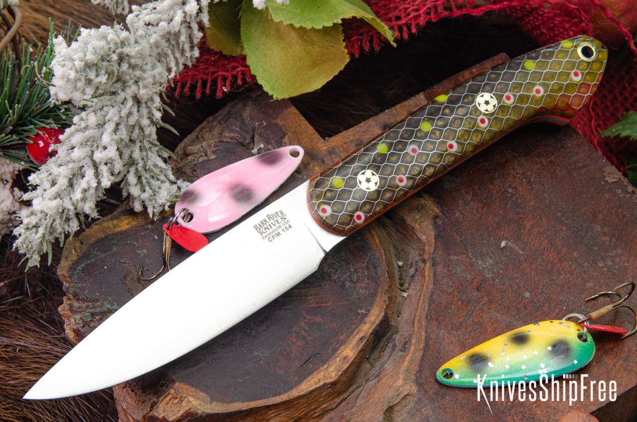 Bark River Knives: Bird & Trout - CPM 154 - Bright Brook Trout 