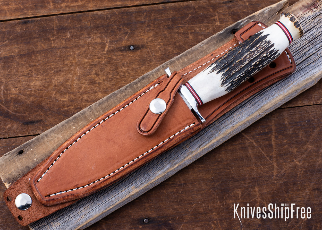 BlackJack Knives: Model 16 - Jet Pilot Survival - Leather & Sanbar