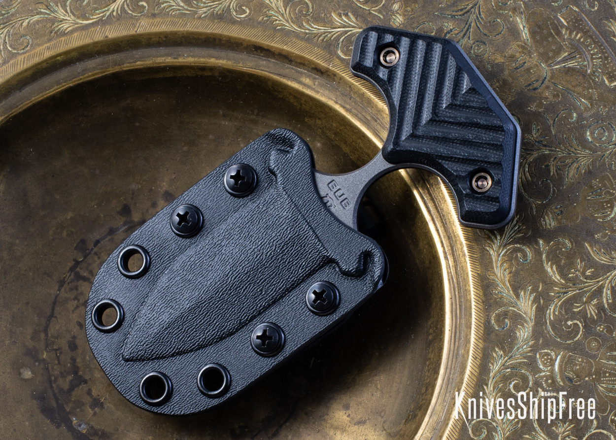 RMJ Tactical: BUB - Back Up Blade - Black G-10 - Nitro-V