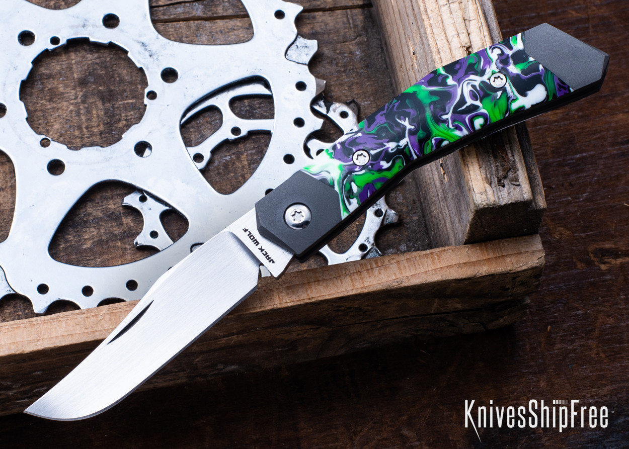 Jack Wolf Knives: Mini Cyborg Jack - Slipjoint - Integral Titanium