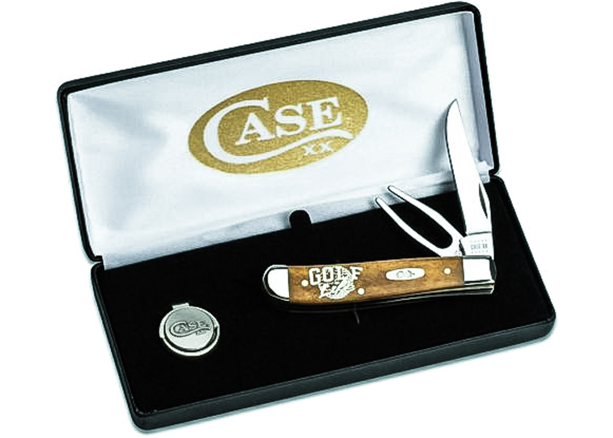 Case Knives: Golf Gift Set - Mini Trapper/Divot Repair Tool