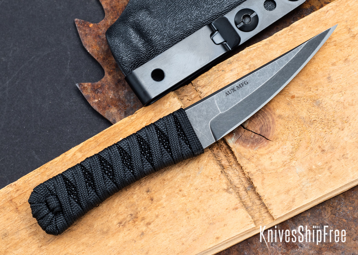 Auxiliary Manufacturing: KTK Mini - Black Stingray & Paracord Wrap