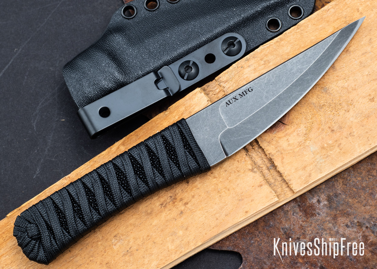 Auxiliary Manufacturing: KTK - Black Stingray & Paracord Wrap - AEB-L