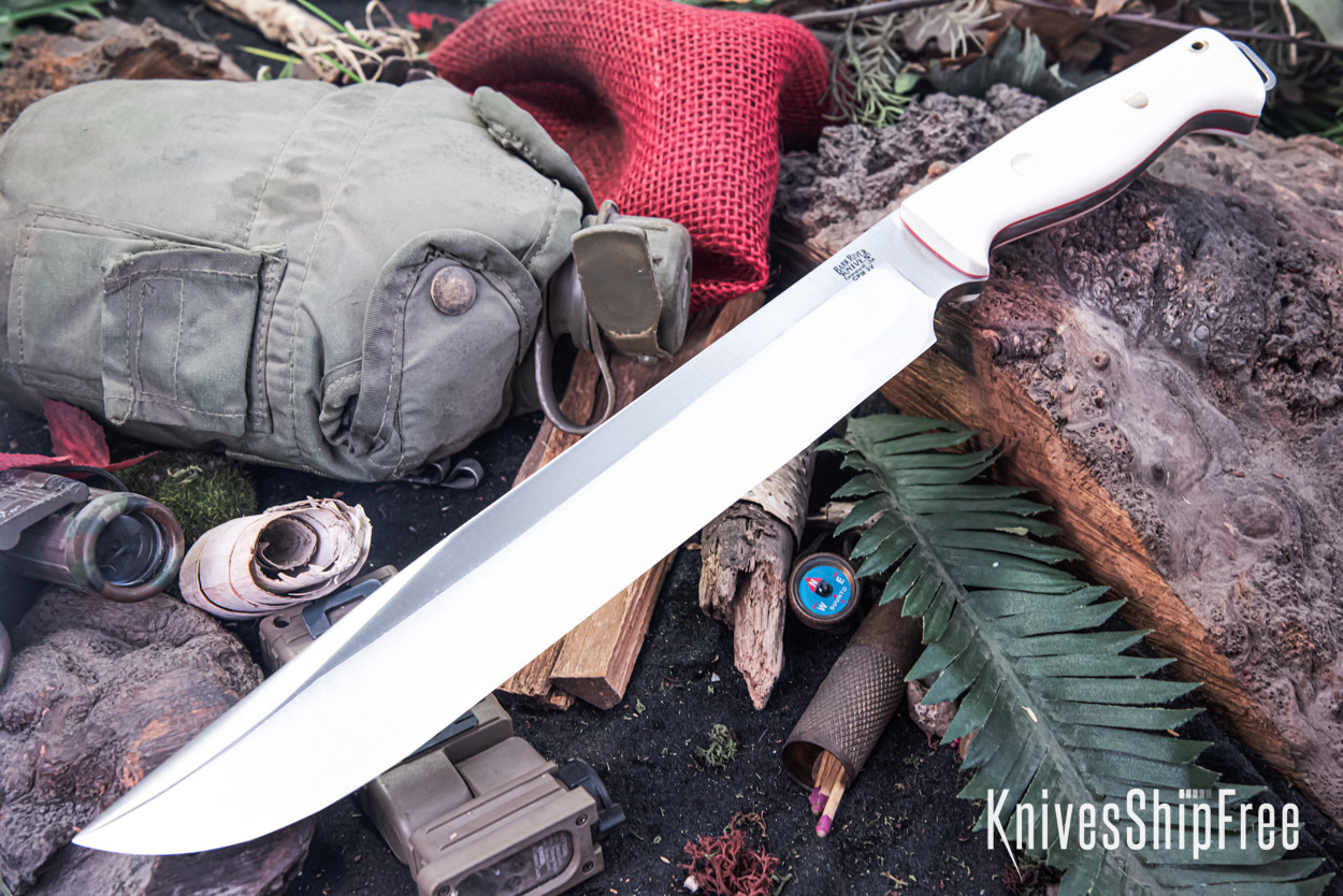 Bark River Knives: Bravo III - CPM 3V - Rampless - Ivory Micarta G