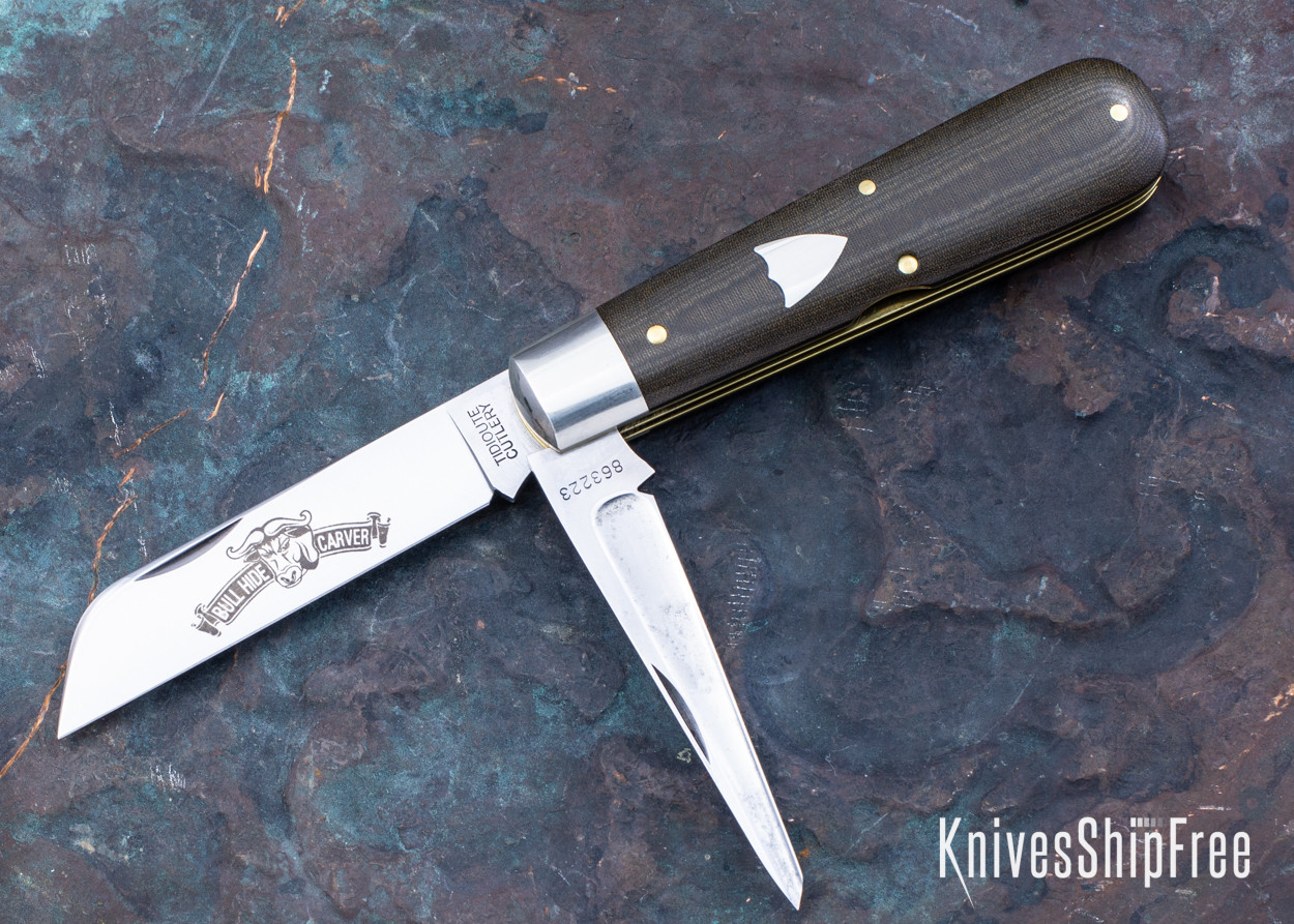 Great Eastern Cutlery: #86 SFA Tidioute - Bullhide Carver - OD