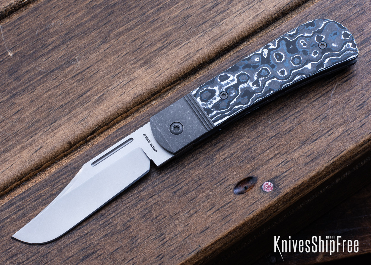 Jack Wolf Knives: The Benny - Front Flipper - Titanium Framelock
