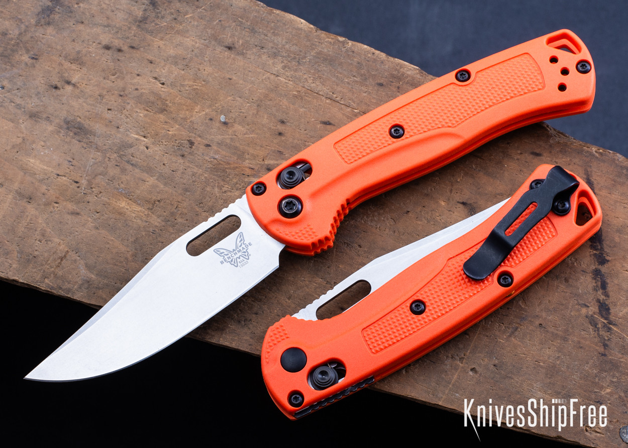 Benchmade Knives: 15533 Mini Taggedout - AXIS Lock - Orange