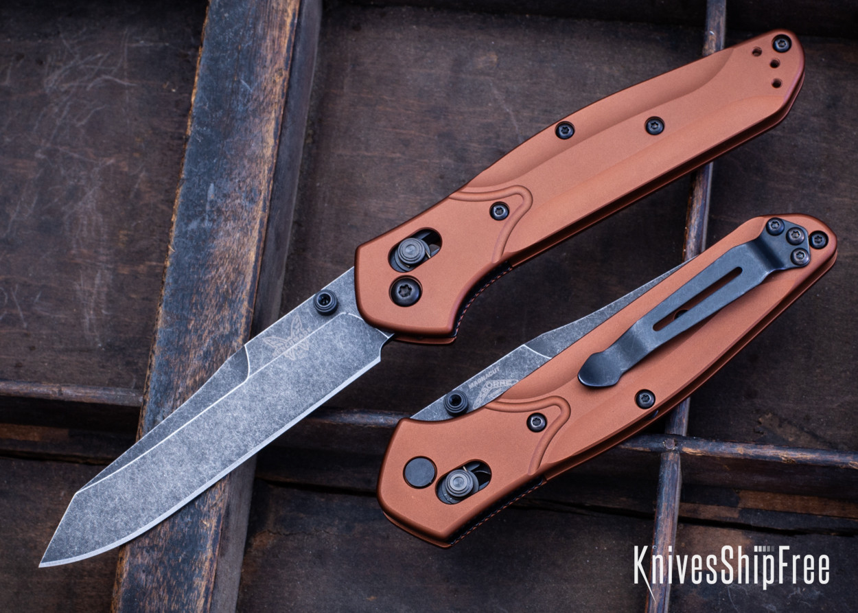 Benchmade Knives: 940BK-03 Osborne - Burnt Copper Aluminum - CPM