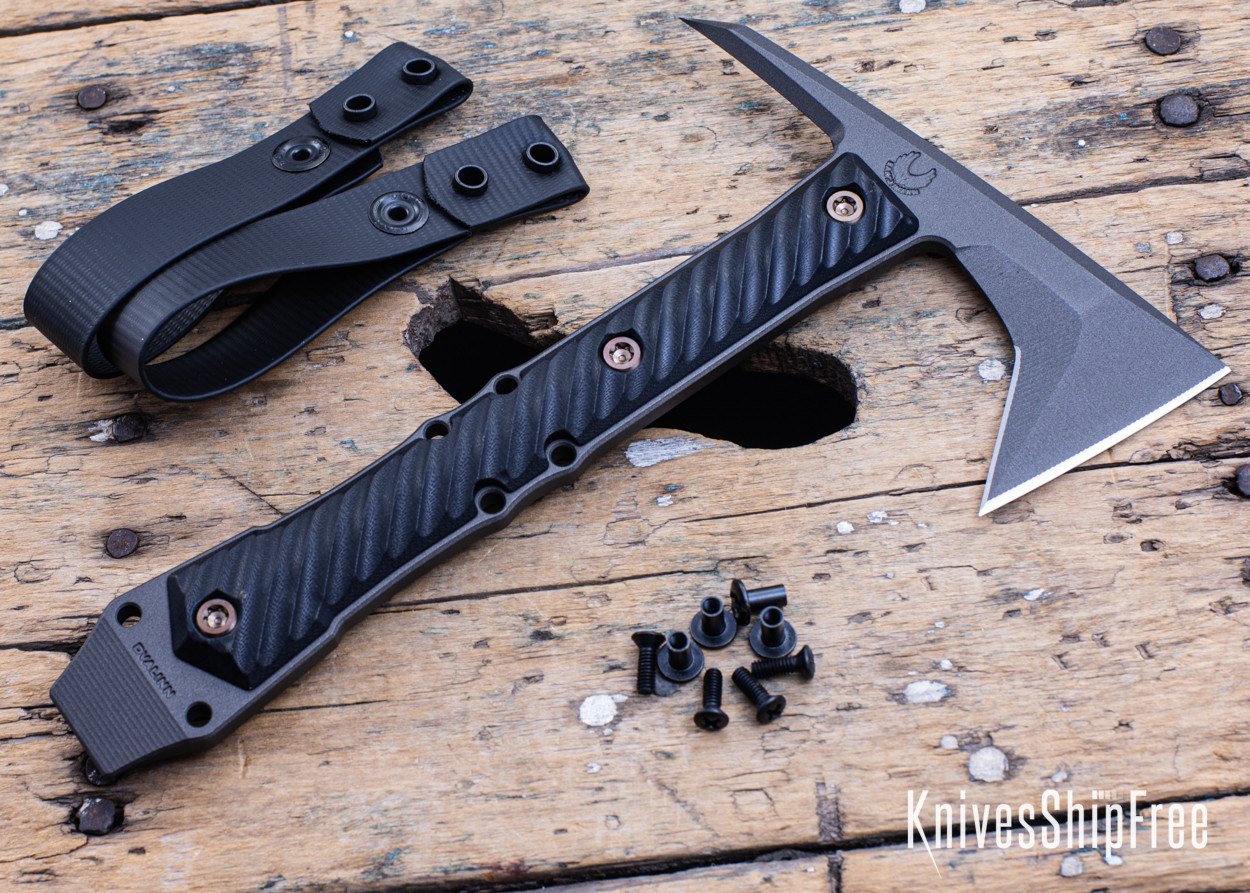 RMJ Tactical: Dvalinn - Black G-10 - 80CrV2 - Tungsten Cerakote