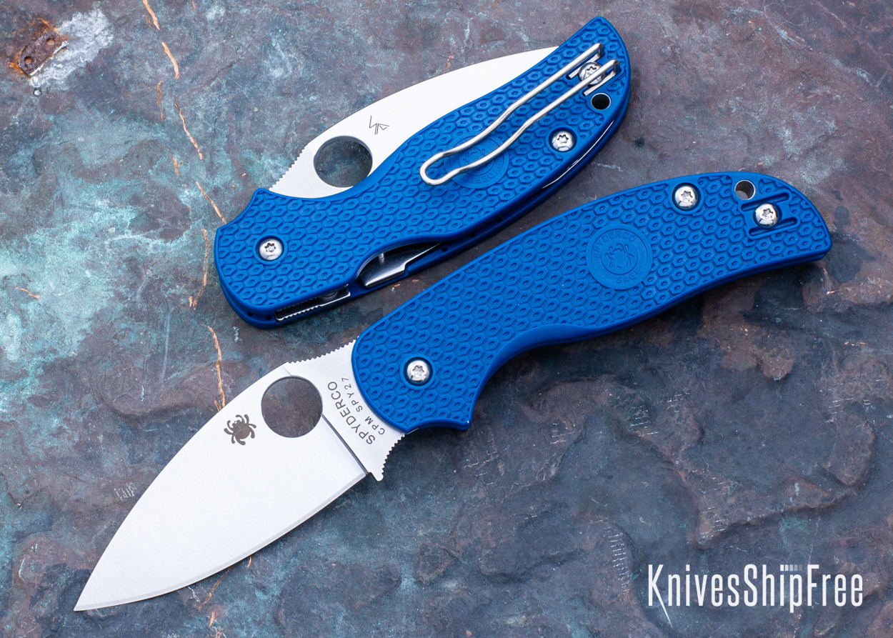 Spyderco: Sage 5 Lightweight - Compression Lock - Cobalt Blue FRN 