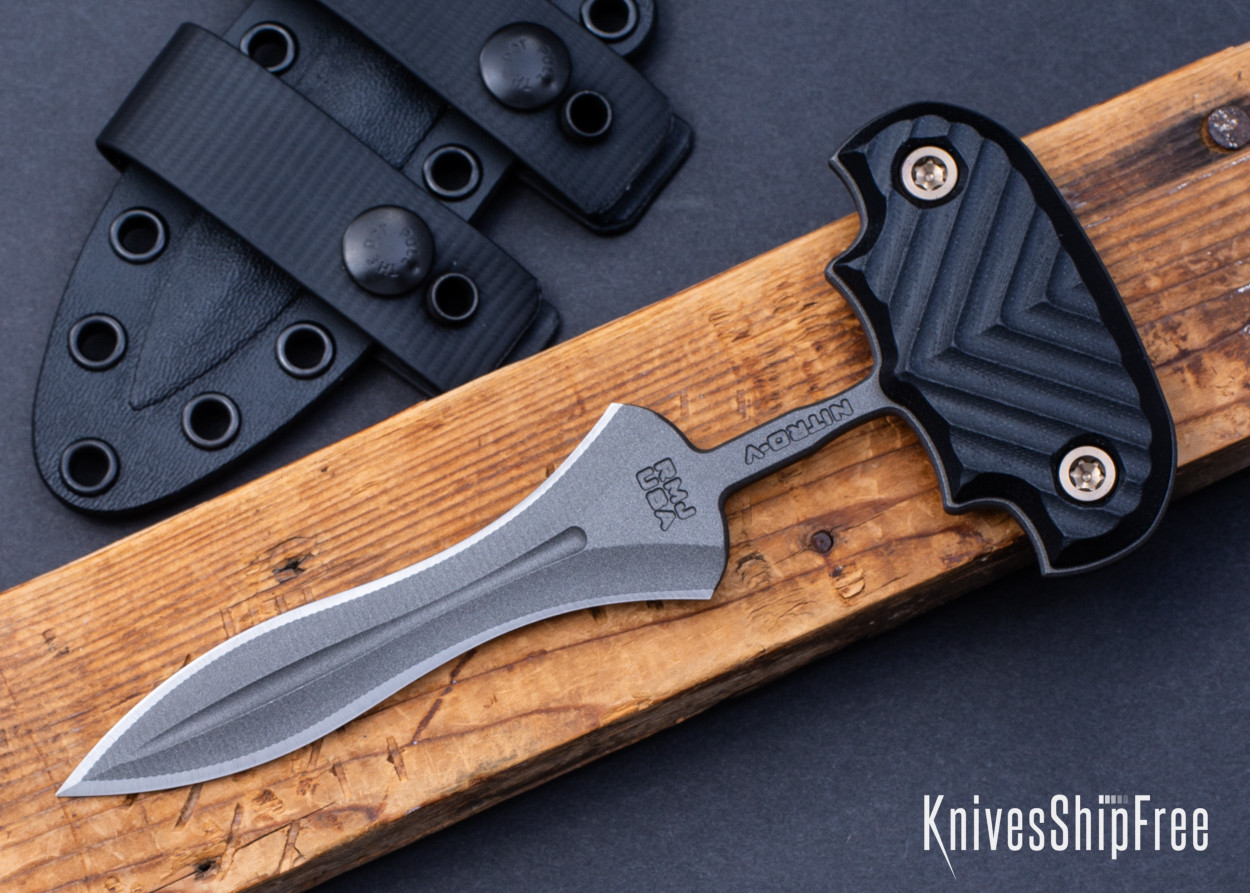 RMJ Tactical: Reaver - Black G-10 - Nitro-V - Tungsten Cerakote
