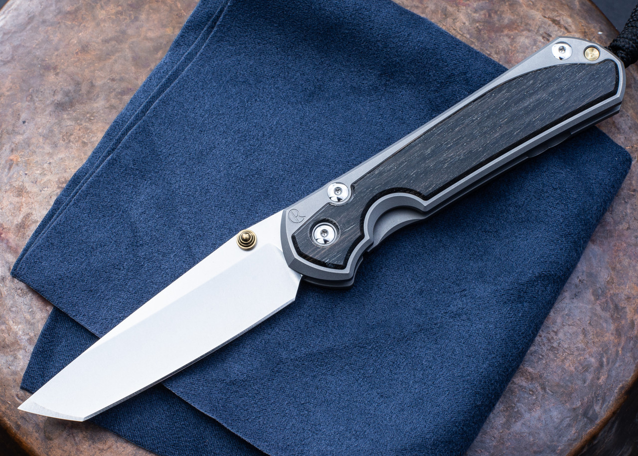 Chris Reeve Knives: Large Sebenza 31 - MagnaCut Tanto - Bog Oak