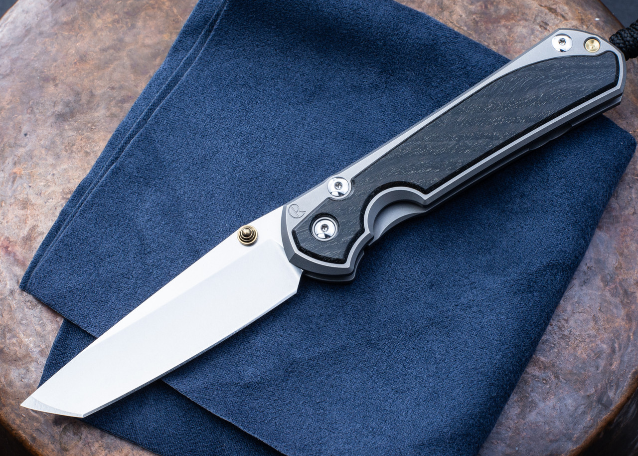 Chris Reeve Knives: Large Sebenza 31 - MagnaCut Tanto - Bog Oak